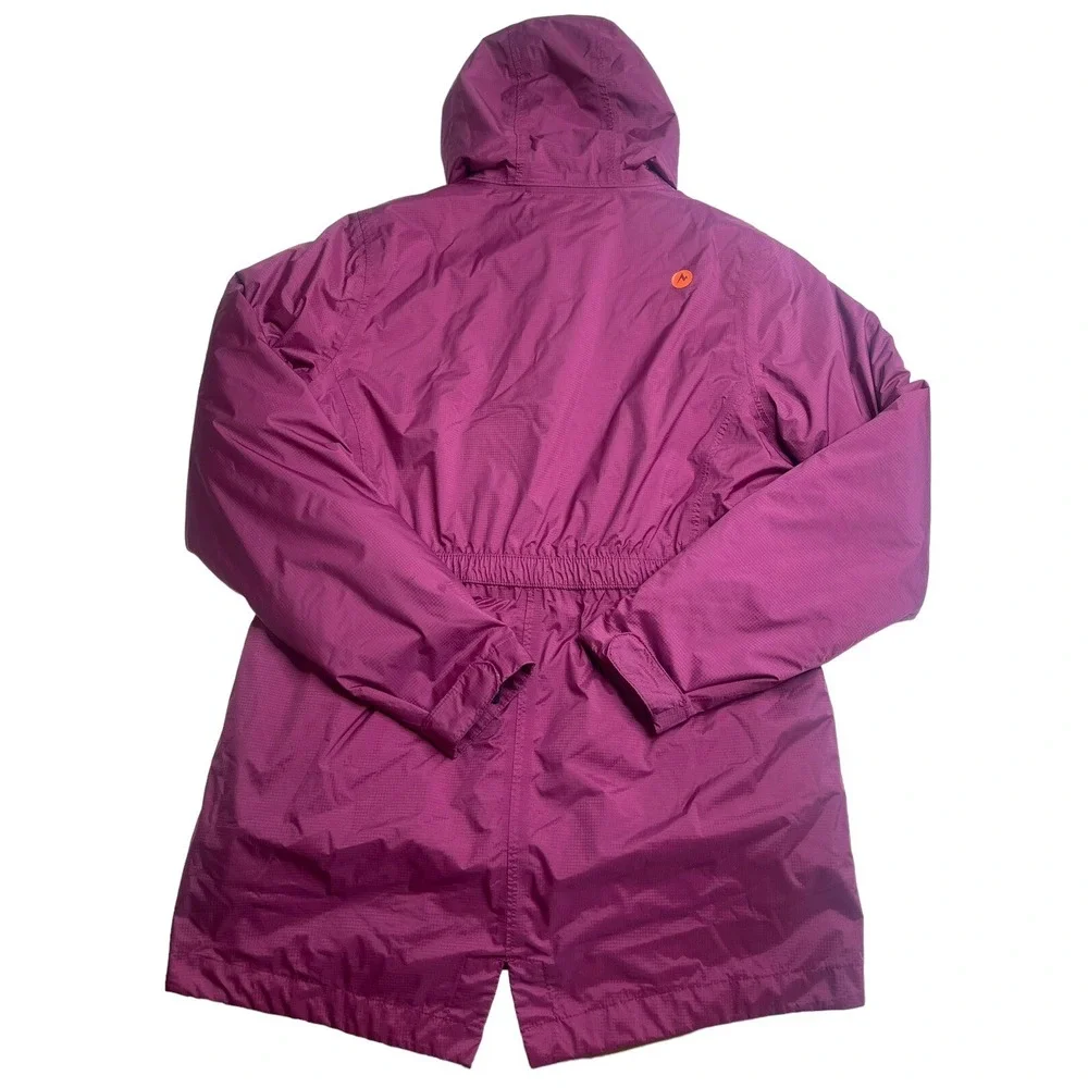 Marmot Girls Precip Eco Comp Ski Jacket Purple‎ Berry With Removable Fleece XL